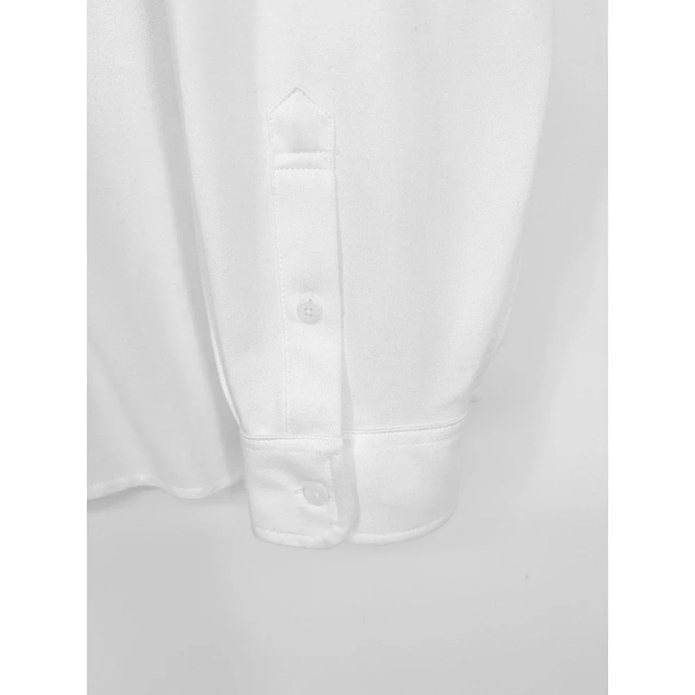 NWT‎ XXL J.Crew Men's Performance Knit Oxford Shirt White